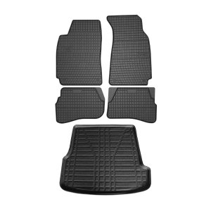 Volkswagen Passat Floor-Trunk Mats - Omac - El-Toro & YPS - Black - '02-'05